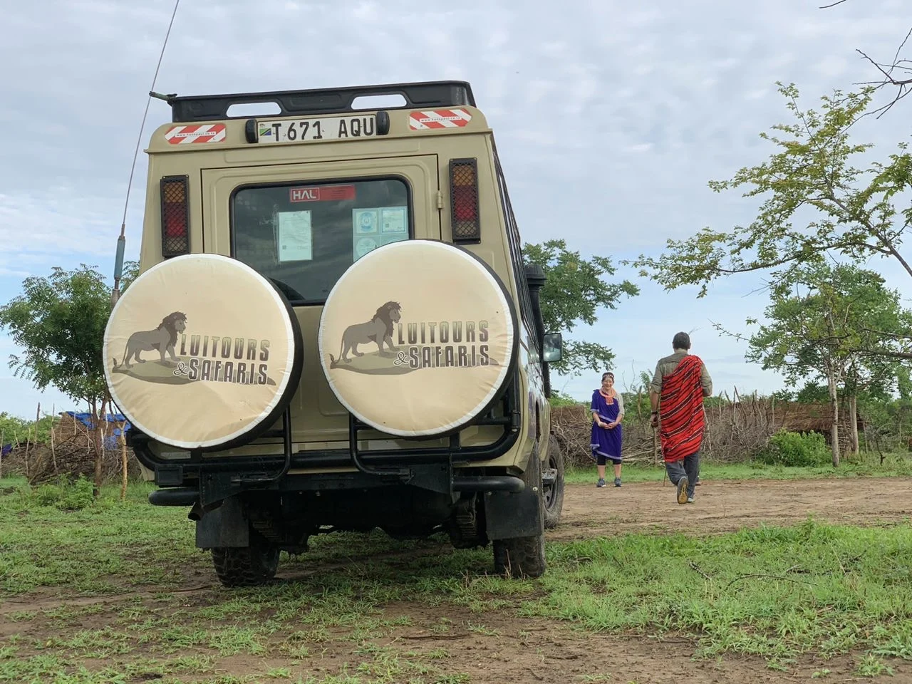 Wildlife herd on the Maasai Mara grasslands